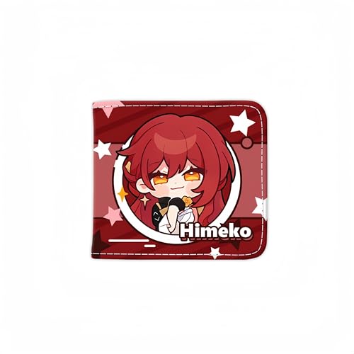 Honkai: Star Rail Peripheriegeldbörse, Game-Peripherieleder, bedruckt, kurze PU-Geldbörse, Q-Version, Himeko, Einheitsgröße, Q-Version von Generisch