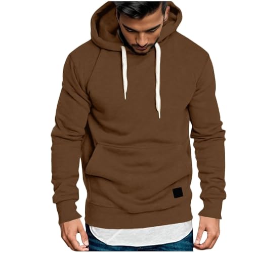 Hoodie Herren Einfarbig Fleece Kapuzenpullover Outdoor Warm Pullover mit Kapuze Winter Langarm Sweatshirt Fleecepullover mit Taschen Regular Fit Kapuzenpulli Freizeit Pulli Trend 2024 Sportshirt Hoodie Herren Einfarbig Fleece Kapuzenpullover Outdoor Warm Pullover mit Kapuze Winter Langarm Sweatshirt Fleecepullover mit Taschen Regular Fit Kapuzenpulli Freizeit Pulli Trend 2024 Sportshirt von Generisch