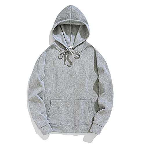 Hoodie Herren Oversize Schwarz Pullover Herren Baumwolle Einfarbig Kapuzenpullover Minimalist Sweatshirt Regular Fit Sweatjacke Kapuzenjacke Herbst Winter Übergangsjacke Fahrrad Fahrradjacke von Generisch