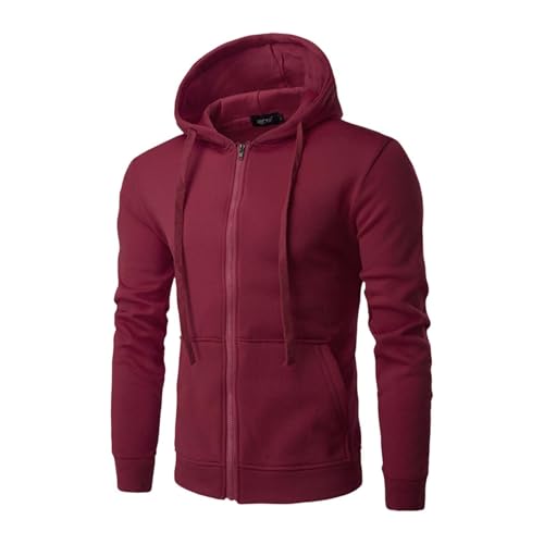 Hoodie Herren Reißverschluss Gym Kapuzenpullover Herren Baumwolle Sweatpullover Einfarbig Sweatshirt Herbst Sweatjacke Regular Fit Kapuzenjacke Mit Taschen Freizeitjacke Minimalist Trainingsjacke Hoodie Herren Reißverschluss Gym Kapuzenpullover Herren Baumwolle Sweatpullover Einfarbig Sweatshirt Herbst Sweatjacke Regular Fit Kapuzenjacke Mit Taschen Freizeitjacke Minimalist Trainingsjacke von Generisch