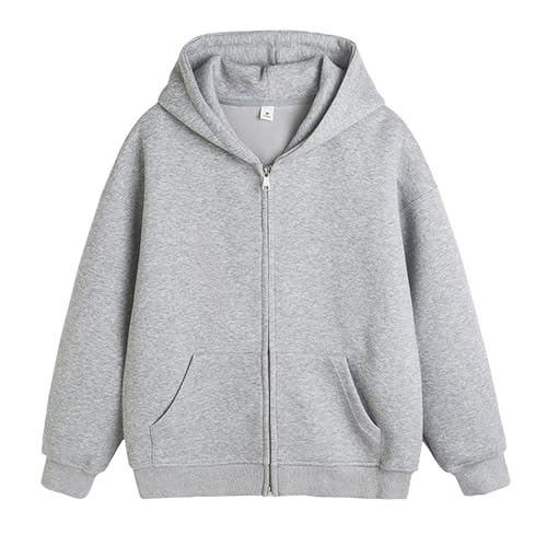 Hoodie Herren Reißverschluss Schwarz Kapuzenpullover Plus Samt Sweatpullover Verdicken Sweatshirt Wärme Sweater Mit Kapuze Streetwear Einfarbig Sportswear Oversized Pullis Herbst Übergangsmantel von Generisch