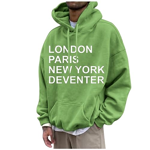 Hoodie Herren Sweatshirt Herren Mit Taschen Oversized Hoodie Herren Sweatshirt Langarm Mit Kapuze Sport Sweatshirt Herren Buchstabenmuster Männer Hoodie Pullover Herren Arbeits Sweatshirt Herren von Generisch