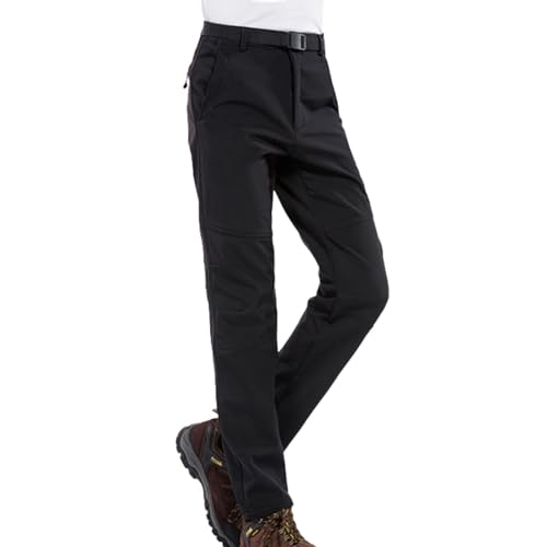 Hose Damen, Schneehose Damen Winddicht Gefüttert Outdoorhose Wanderhose Wasserdicht Warm Snowboardhose Skihose Baggy Winter Thermohose Verdickte Fahrradhose Funktionshose von Generisch