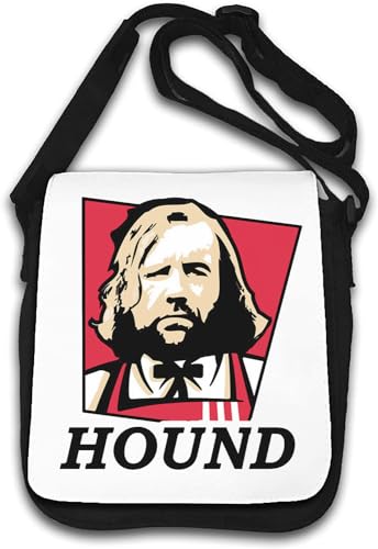 Hound Fried Chicken Bucket Fast Food Restaurant Joint Chef Schultertasche Weiß von Generisch