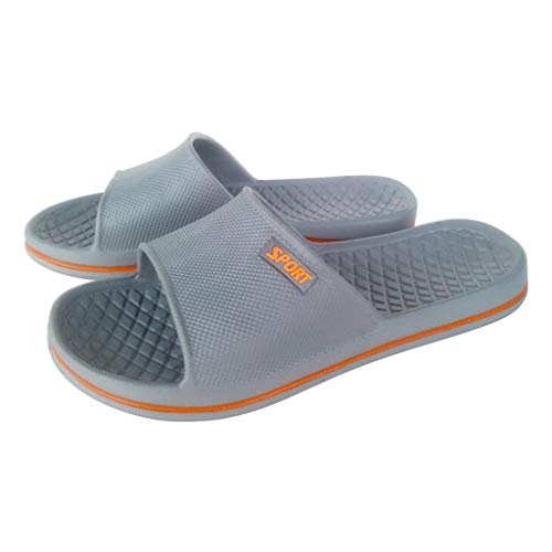 House Slippers Women Open Toe, Pantoletten Damen Mit Fussbett Weich Eva Gartenclogs rutschfest Flache Flip Flop Boho Schlappen Badeschuhe Atmungsaktiv Sommerschuhe Mode Walking Schuhe von Generisch
