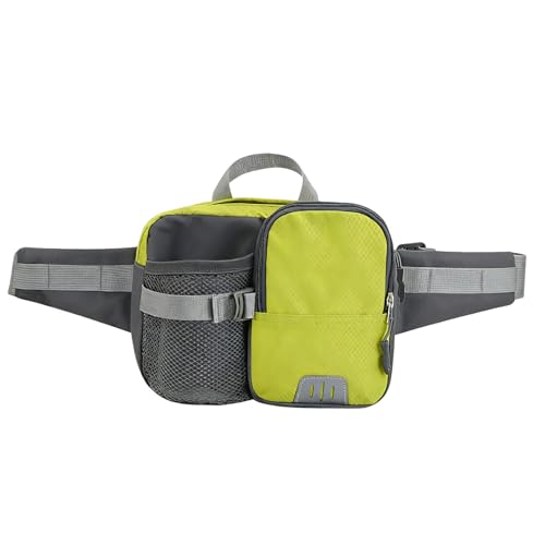 Hüft Tasche | Reise Handtasche Damen | Gürteltasche mit Flaschenhalter | Sportliche Bauchtasche für Joggen Wandern Fitness Hundespaziergang Urlaub Freizeit von Generisch