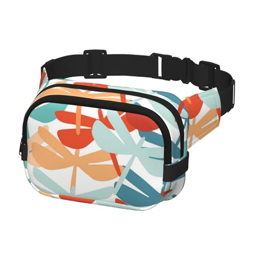 Hüftgürteltasche für Damen und Herren, Bauchtasche, Crossbody-Tasche für Reisen, Laufen, Bauchtasche, bunte Libelle von Generisch