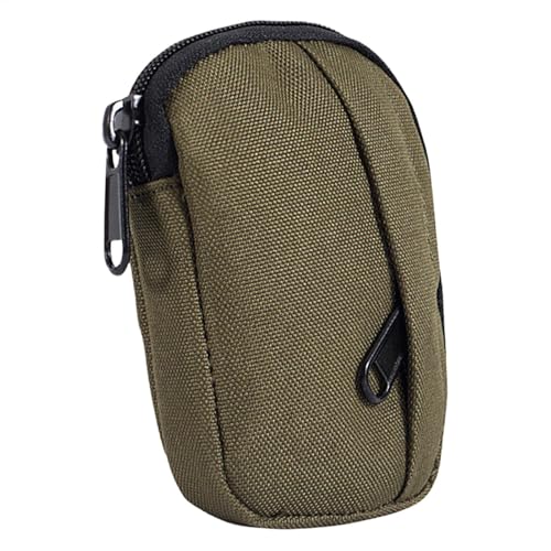 Hüftgürteltasche für Herren – kleine Outdoor-Schlüsselanhänger-Taschen – Münzgeldbörse, Kartenhalter, Nylon-Kopfhörerpack, Hüfttasche, Geldbörse, tragbar für Camping von Generisch