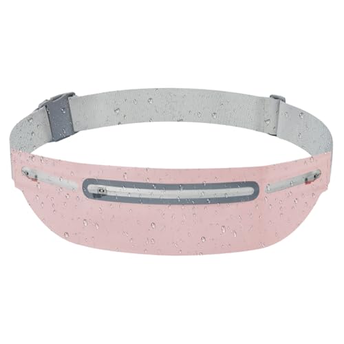 Hüfttasche Für Damen | wasserdichte Bauchtasche mit Handyorganizer für Wandern - Verstellbarer Gurt Mit Reißverschlussfächern Für Sport, Damen Herren Jugendliche Erwachsene von Generisch