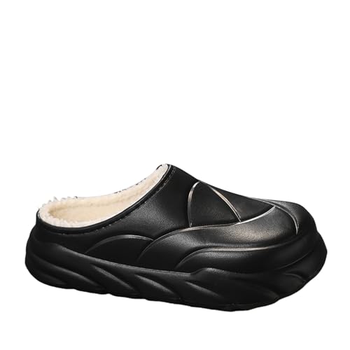 Hüttenschuhe Damen Wolle - Herren Damen Winter Hausschuhe Warme Pantoffeln Unisex Pantoletten Wasserdicht Schlappen Rutschfest Haushaltsschuhe Gummisohlen Plüschhausschuhe Bequem Gartenschuhe Hüttenschuhe Damen Wolle - Herren Damen Winter Hausschuhe Warme Pantoffeln Unisex Pantoletten Wasserdicht Schlappen Rutschfest Haushaltsschuhe Gummisohlen Plüschhausschuhe Bequem Gartenschuhe von Generisch
