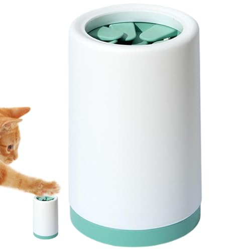 Hundepfotenreiniger – Pfotenreiniger Becher | Haustierpfotenreiniger | Hundepfotenwaschbecher | Fußreinigungsmaschine | Tragbarer Pfotenreinigungsbecher für schnelle und einfache Reinigung | Einfach von Generisch