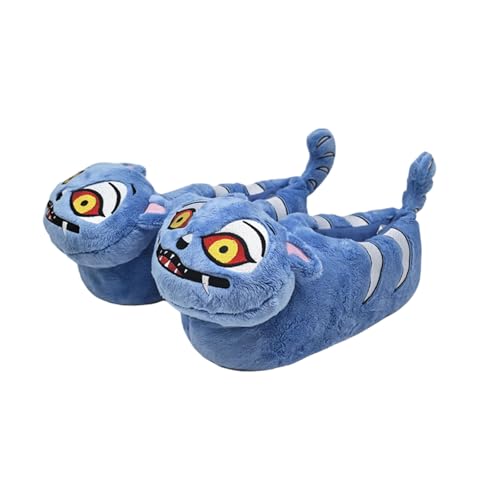 Huntrix Hausschuhe Damen Herren Winter Weihnachts Hausschuhe Plüsch Warme Weihnachtspantoffeln Cartoon Hauspantoffeln Kuschelige Pantoletten Rutschfeste Leichte Weiche Indoor Slippers Lustig von Generisch