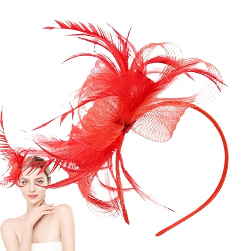 Hut Stirnband | Kopfschmuck Fascinators,Haarschmuck Kleine Hüte Netzhauben Für Outdoor Alltag Feste Hochzeiten Afternoon Tea Frauen Mädchen von Generisch