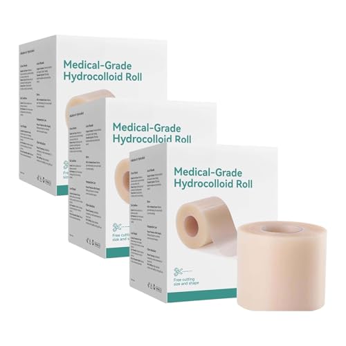 Hydrokolloid Pflaster Rolle, Flexible Feuchte Heilung Patch Rolle, Wasserdichtem Schutz Und Fördert Eine Schnellere Heilung, Freies Zuschneiden, 5cmx5m Atmungsaktive Hydrokolloid Verband Hydrokolloid Pflaster Rolle, Flexible Feuchte Heilung Patch Rolle, Wasserdichtem Schutz Und Fördert Eine Schnellere Heilung, Freies Zuschneiden, 5cmx5m Atmungsaktive Hydrokolloid Verband von Generisch