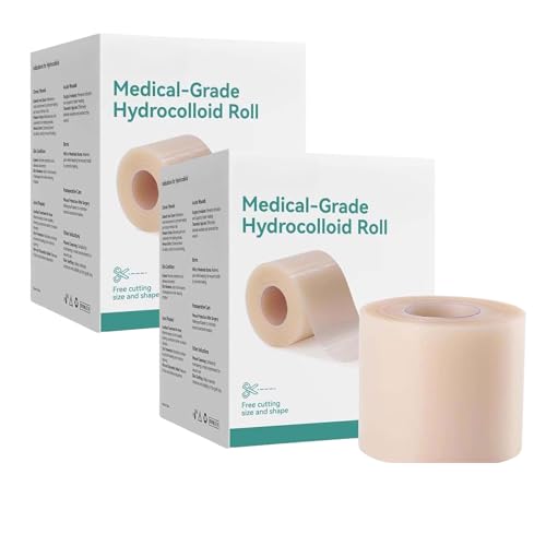 Hydrokolloid-Pflasterrolle, Flexible Feuchte Heilung Patch Rolle, Wasserdichtem Schutz Und Fördert Eine Schnellere Heilung, Hautheilungsbandsteine für Frauen, Männer, Atmungsaktive Bandagen 1PC von Generisch