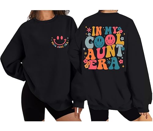 In My Cool Aunt Era Sweatshirt, In My Auntie Era Sweatshirt, Cool Aunt Sweatshirt, Cool Aunt Club Langarm Tops, Schwarz , M In My Cool Aunt Era Sweatshirt, In My Auntie Era Sweatshirt, Cool Aunt Sweatshirt, Cool Aunt Club Langarm Tops, Schwarz , M von Generisch