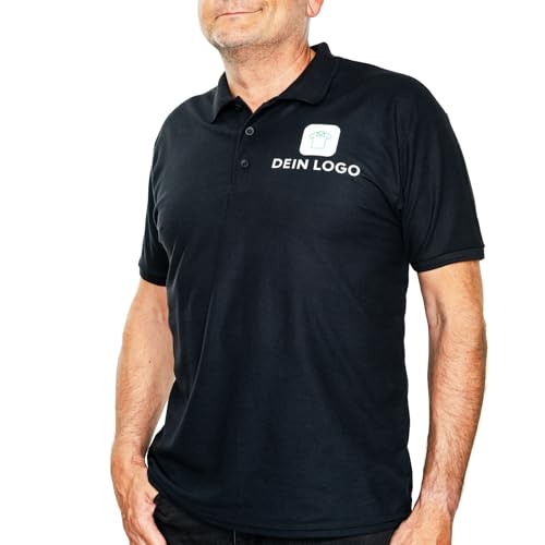 Individuelles Polo-Shirt mit Logo | 2× Logo-Druck inklusive | Personalisierbar direkt Hier online | Österreichischer Anbieter | Premium Piqué | 12 Farben verfügbar von Generisch