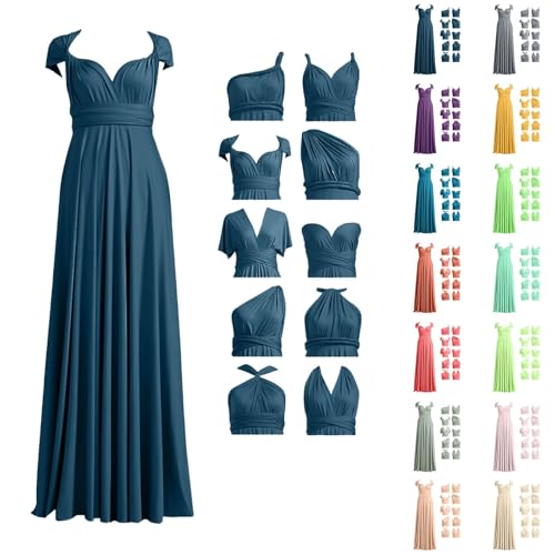 Infinity Kleid mit Bandeau Brautjungfernkleid Multi-Way Kleid Lang Übergröße Convertible Twist Wickelkleid Infinity Kleid mit Bandeau Brautjungfernkleid Multi-Way Kleid Lang Übergröße Convertible Twist Wickelkleid von Generisch