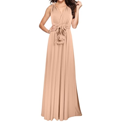 Infinity Kleid mit Bandeau Brautjungfernkleid Multi-Way Kleid Lang Übergröße Convertible Twist Wickelkleid Infinity Kleid mit Bandeau Brautjungfernkleid Multi-Way Kleid Lang Übergröße Convertible Twist Wickelkleid von Generisch