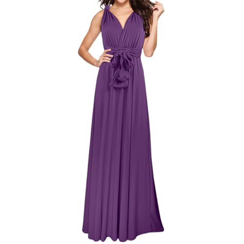 Infinity Kleid mit Bandeau Brautjungfernkleid Multi-Way Kleid Lang Übergröße Convertible Twist Wickelkleid Infinity Kleid mit Bandeau Brautjungfernkleid Multi-Way Kleid Lang Übergröße Convertible Twist Wickelkleid von Generisch