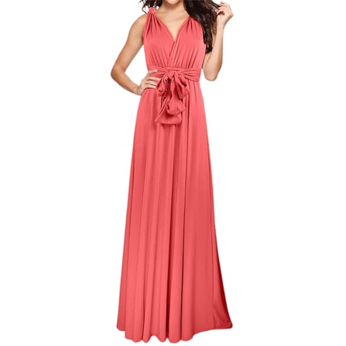 Infinity Kleid mit Bandeau Brautjungfernkleid Multi-Way Kleid Lang Übergröße Convertible Twist Wickelkleid Infinity Kleid mit Bandeau Brautjungfernkleid Multi-Way Kleid Lang Übergröße Convertible Twist Wickelkleid von Generisch