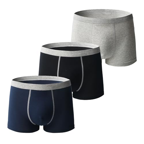 Inkontinenz-Boxershorts für Herren, ultra-saugfähig, Herren-Inkontinenz-Unterwäsche, Höschen, auslaufsicher, waschbar, 3 Stück - D, 4XL von Generisch