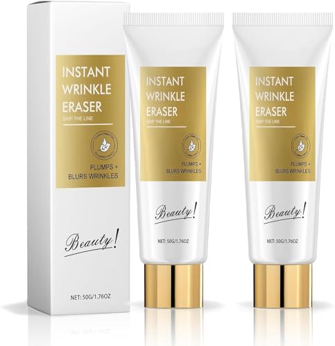 Instant Wrinkle Eraser Anti-Falten Gesichtscreme, Gesichtscreme Damen mit Retinol & Hyaluronsäure, straffende Lotion, gegen Falten Tränensäcke Augenringe Entfernen (2) von Generisch