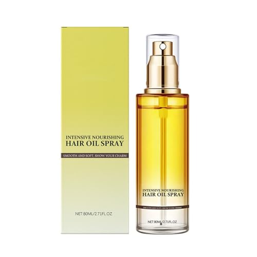Intensiv Pflegendes Haaröl Spray, Pflegendes Öl Sprays für Kopfhaut und Haare zu Frizz neigendes Haar, Feuchtigkeitsspendendes Haar ÖL, für Ultimativen Glanz & Geschmeidigkeit von Generisch