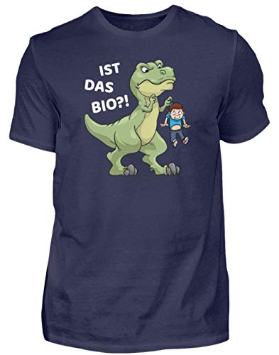 Ist das Bio? T-Rex Futter Dino lustiges Gesundheit Bio T-Shirt vegan - Herren Shirt -4XL-Dunkel-Blau von Generisch