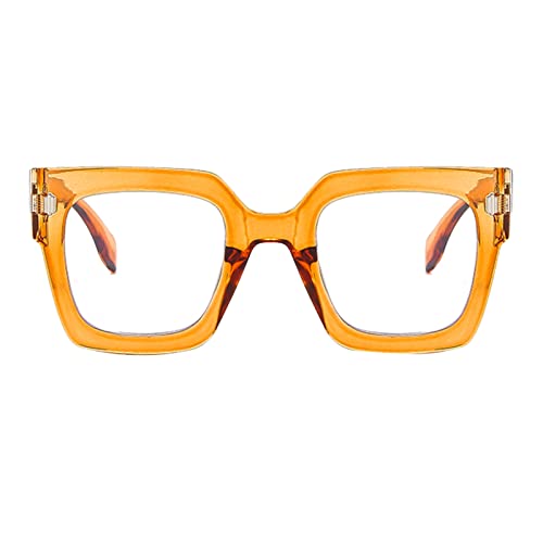 It's Retro Square Fashion Sunglasses - Stylish Oversized Unisex Sunglasses with Tortoise Shell Design for Trendy Look, gelb, Einheitsgröße It's Retro Square Fashion Sunglasses - Stylish Oversized Unisex Sunglasses with Tortoise Shell Design for Trendy Look, gelb, Einheitsgröße von Generisch