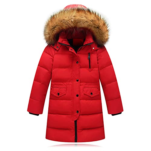 Jacke Kinder Kinder Mantel Jungen Mädchen Winterjacke Mädchen Gefälschte Winter Kapuzen Mantel Mäntel Mädchen Outfits & Set Jogging Anzug Mädchen von Generisch