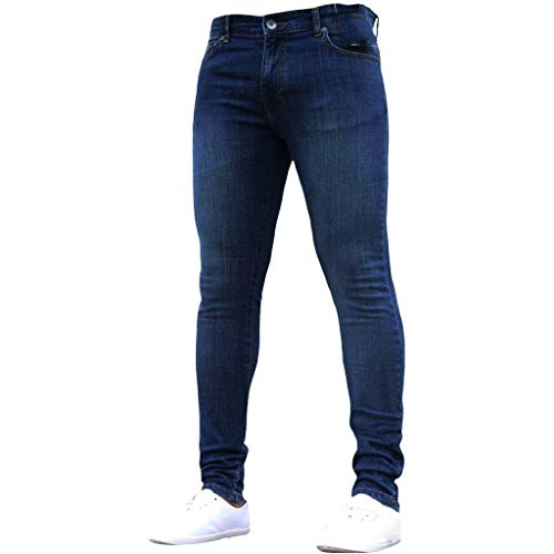 Jean Männliche beiläufige Art und Weise Plus Größenlose elastische TaillenJeansStraßenbreite Bein Tapered Jeans Herren Jeans Herren Slim Stretch Jeanshose Herren von Generisch