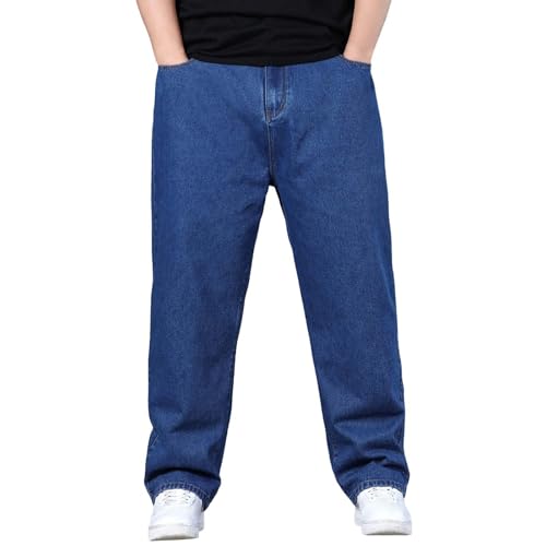 Jeans übergrößen Herren Baggy Jeanshose Oversize Cargohose Loose Fit Jeans Hose Große Größen Sommerjeans Hohe Taille Stretch Straight Jeanshose Basic Washed Freizeithose Denim Arbeitshose S - 5XL Jeans übergrößen Herren Baggy Jeanshose Oversize Cargohose Loose Fit Jeans Hose Große Größen Sommerjeans Hohe Taille Stretch Straight Jeanshose Basic Washed Freizeithose Denim Arbeitshose S - 5XL von Generisch