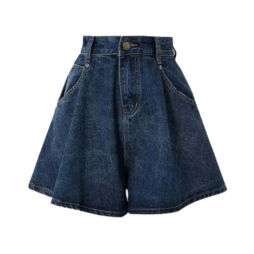 Jeansrock Damen Kurz, Jeansrock Damen Kurz Faltenrock Ausgestellt Knielang Midi Denim Skirt Sommer Y2K Sommerrock High Waist Jeanskleid Trachtenrock A Linien Rock von Generisch
