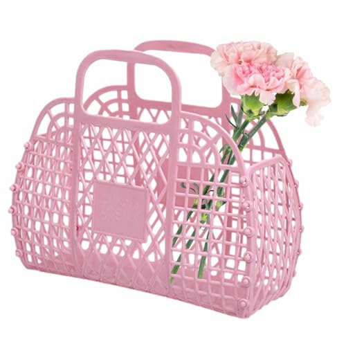 Jelly Bags für Frauen – Geleekorb-Einkaufstasche | weiche Gelee-Geldbörse | lebendige Jelly Beach Tote mit Griffen | langlebige Mädchen-Gelee-Tasche für Kinder | trendige Sommer-Handtasche für Strand Jelly Bags für Frauen – Geleekorb-Einkaufstasche | weiche Gelee-Geldbörse | lebendige Jelly Beach Tote mit Griffen | langlebige Mädchen-Gelee-Tasche für Kinder | trendige Sommer-Handtasche für Strand von Generisch