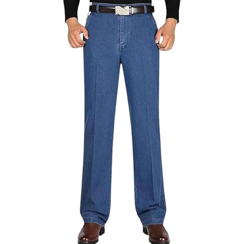Jett Jeans für ältere Männer, große und große Jeans für Herren über 60, Business-Casual-Denim-Stretch-Hose, hellblau, 39W Lange Jett Jeans für ältere Männer, große und große Jeans für Herren über 60, Business-Casual-Denim-Stretch-Hose, hellblau, 39W Lange von Generisch