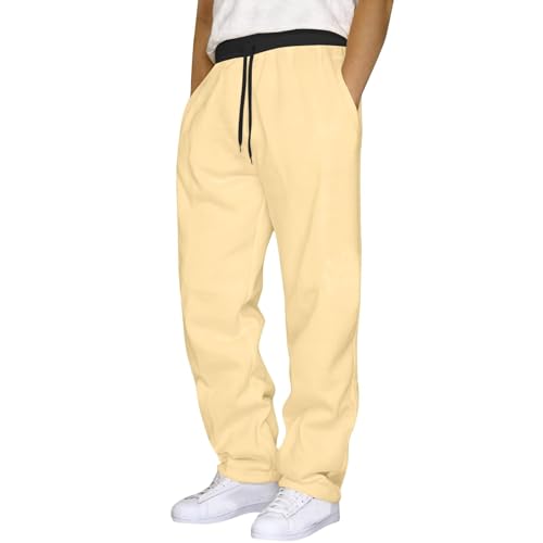 Jogginghose Herren Baggy Gym Sporthose Herren Lang Weites Bein Breite Hosen Colorblock Trekkinghose Mit Zugband Laufhose Wasserdicht Freizeithose Leicht Trainingshose Basic Loungehose Winddicht Jogginghose Herren Baggy Gym Sporthose Herren Lang Weites Bein Breite Hosen Colorblock Trekkinghose Mit Zugband Laufhose Wasserdicht Freizeithose Leicht Trainingshose Basic Loungehose Winddicht von Generisch