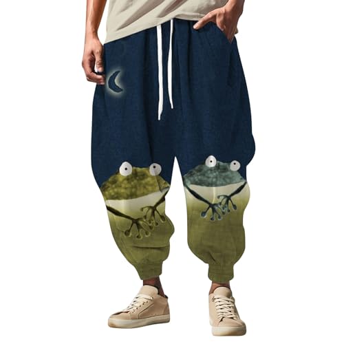 Jogginghose Herren Cargohose Einfarbige Hose Männer Causal Sporthose Elastische Freizeithose Jogginghose Herren Sommer leicht Jogginghose Herren Groesse 102 Stretch Hose Herren Business von Generisch