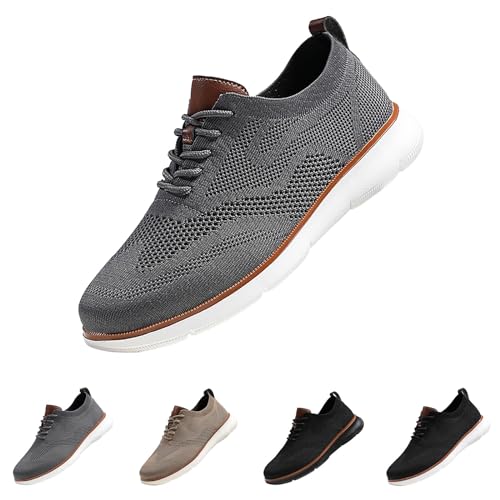 Joggingschuhe Herren Gedämpft Turnschuhe Herren Leichte Gym Schuhe Mesh Atmungsaktiv Sportschuhe Sneakers Chunky Fitnessschuhe Chunky Traillaufschuhe Erhöhung Trainingschuhe rutschfeste Laufschuhe von Generisch