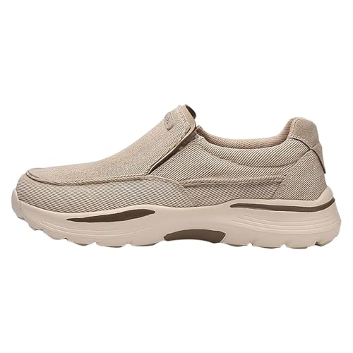 Joggingschuhe Herren Gedämpft Turnschuhe Slip-On Laufschuhe Weich Leicht Walkingschuhe Atmungsaktiv Sneaker Modische Sportlich Freizeitschuhe rutschfest Sportschuhe Trend Schlupfschuhe von Generisch