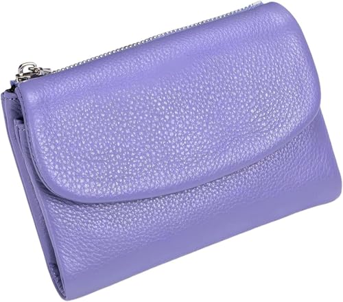Joyfullygo Geldbörse, Joyfullygo Unisex Pebble Leder Geldbörse Weich Tragbar Bifold Münzgeldbörse Taschen Unisex Clutch Taschen Kann Münzen Ausweise halten, A2, 34 cm, Klassisch von Generisch