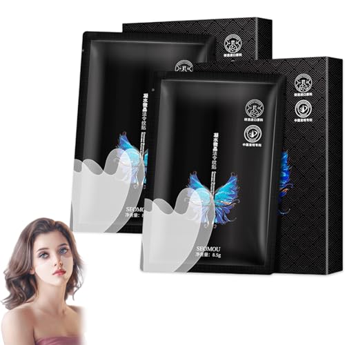 Joylandgo Wrinkle Patches, Joylandgo Wrinkle Removers Patches, Joylandgo Facial Mask, Invisible Anti-Aging Patches for Nasolabial, Forehead, Eyecare (Nasentattoo-Aufkleber 10 Stück) von Generisch