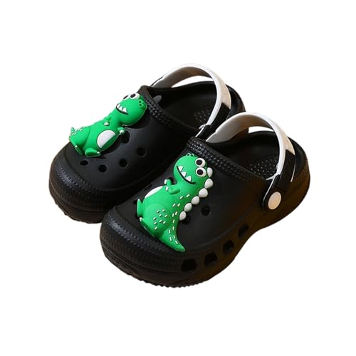 Junge Clogs Kinder Gartenschuhe Unisex Mädchen Jungen Hausschuhe Pantoletten Sandalen Badeschuhe Atmungsaktiv Gartenclogs rutschfeste Kids Pantoffeln Dinosaurier Strand Sommer Leichte Strandschuhe von Generisch