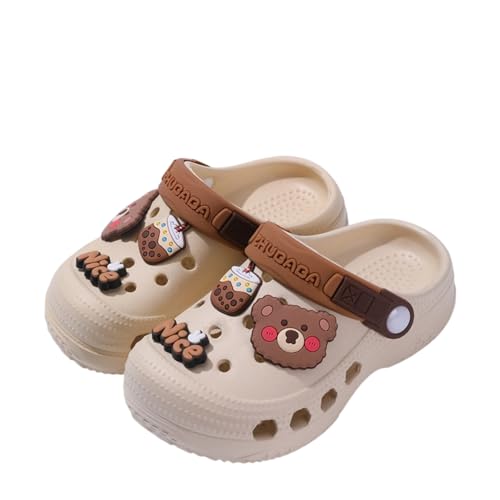 Junge Clogs Kinder Gartenschuhe Unisex Mädchen Jungen Hausschuhe Pantoletten Sandalen Badeschuhe Atmungsaktiv Gartenclogs rutschfeste Kids Pantoffeln Dinosaurier Strand Sommer Leichte Strandschuhe von Generisch