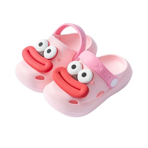 Junge Clogs Kinder Gartenschuhe Unisex Mädchen Jungen Hausschuhe Pantoletten Sandalen Badeschuhe Atmungsaktiv Gartenclogs rutschfeste Kids Pantoffeln mit Muster Strand Sommer Leichte Strandschuhe von Generisch