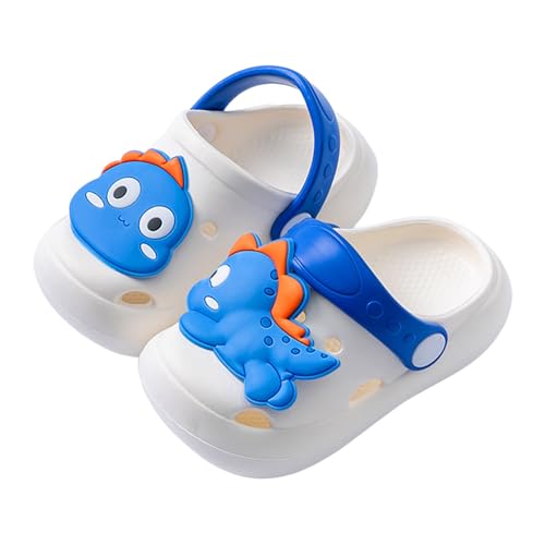 Junge Clogs Kinder Gartenschuhe Unisex Mädchen Jungen Hausschuhe Pantoletten Sandalen Badeschuhe Atmungsaktiv Gartenclogs rutschfeste Kids Pantoffeln mit Muster Strand Sommer Leichte Strandschuhe von Generisch