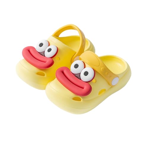 Junge Clogs Kinder Gartenschuhe Unisex Mädchen Jungen Hausschuhe Pantoletten Sandalen Badeschuhe Atmungsaktiv Gartenclogs rutschfeste Kids Pantoffeln mit Muster Strand Sommer Leichte Strandschuhe von Generisch
