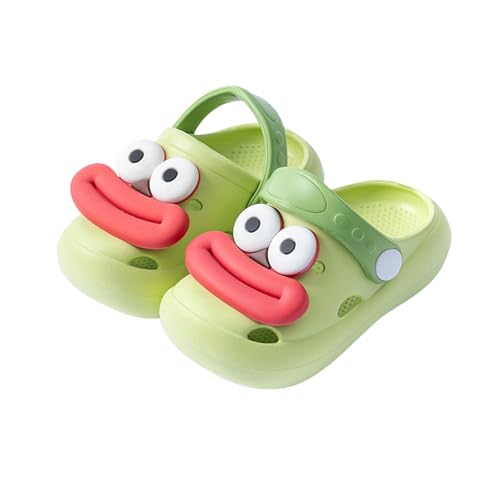 Junge Clogs Kinder Gartenschuhe Unisex Mädchen Jungen Hausschuhe Pantoletten Sandalen Badeschuhe Atmungsaktiv Gartenclogs rutschfeste Kids Pantoffeln mit Muster Strand Sommer Leichte Strandschuhe von Generisch