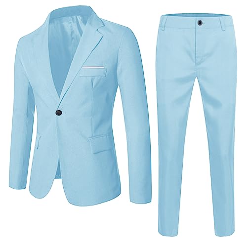Jungen Business-Anzug Hosen-Set 11 Stück Anzüge EIN Knopf Revers Kragen Anzüge Hochzeit Geburtstag Party Prom Performance Anzug Blazer Hose Multicolour von Generisch