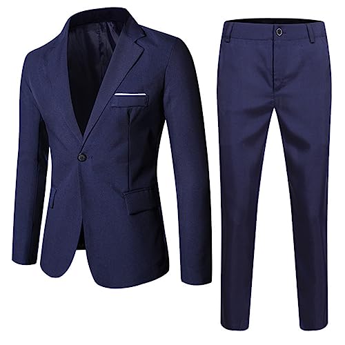 Jungen Business-Anzug Hosen-Set 36 Stück Anzüge EIN Knopf Revers Kragen Anzüge Hochzeit Geburtstag Party Prom Performance Anzug Blazer Hose Multicolour von Generisch